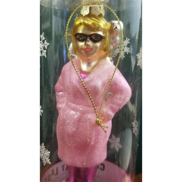 Crazy Cat Lady Ornament 5.25'' Blown Glass Archie McPhee New - Picture 4 of 5